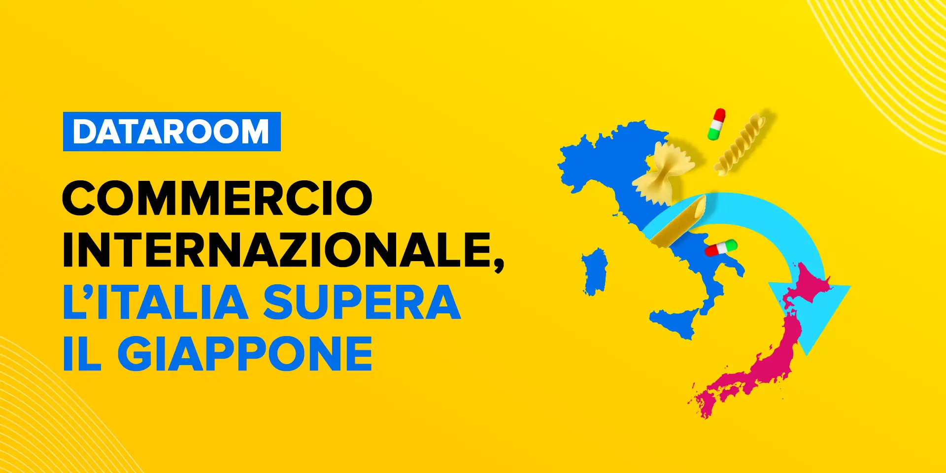 Copertina Commercio internazionale, l’Italia supera il Giappone